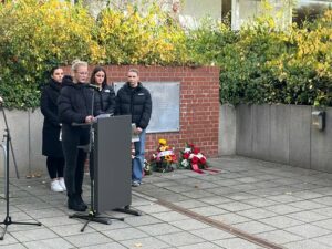 Evangelisches Gymnasium Cottbus gestaltet zentrale Gedenkveranstaltung der Stadt Cottbus zur Reichspogromnacht von 09.11.1938