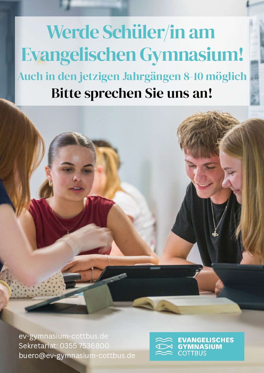 Werde Schüler/in am Evangelischen Gymnasium!